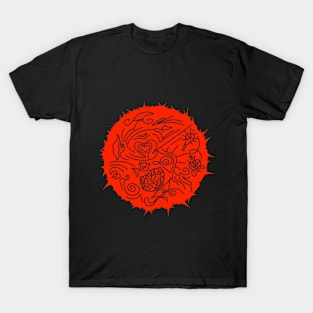 Graphics Doodle lineArt T-Shirt